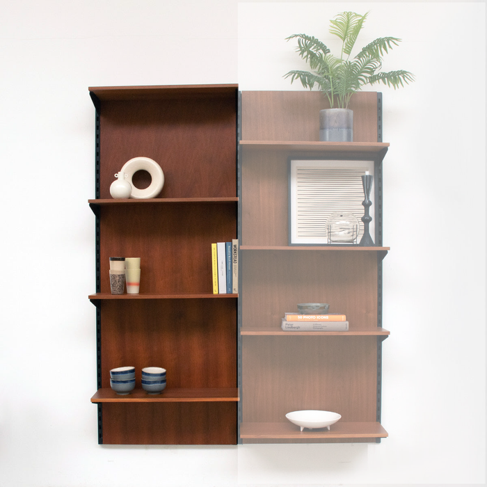 Amsterdam boekenkast  - Walnoot - 80 cm