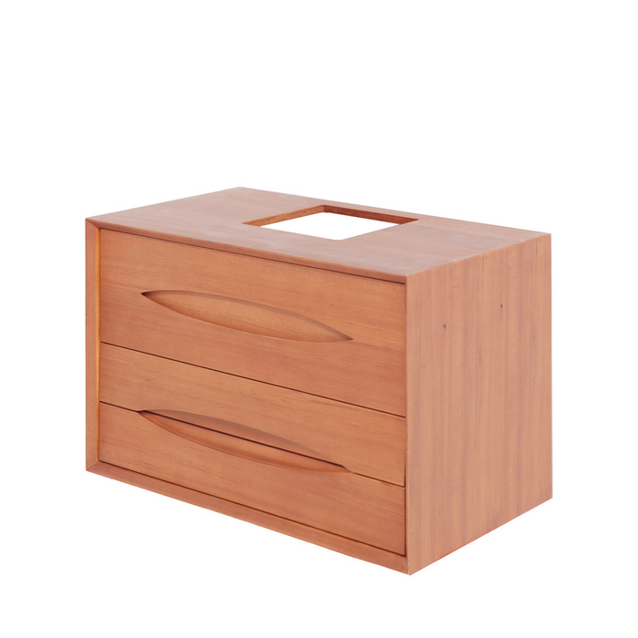 Mid-Century Badkamerkast in Teak - Bill - 80 cm