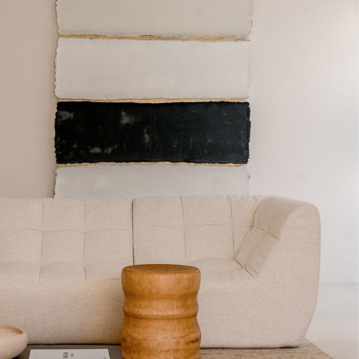 Hoek Fauteuil - Lemont -  W91 D91 H74 -  Ivory Bouclé