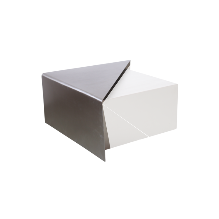 Chrome salontafel Erbray  - Stainless steel - Groot