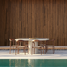 outdoor tuintafel beige