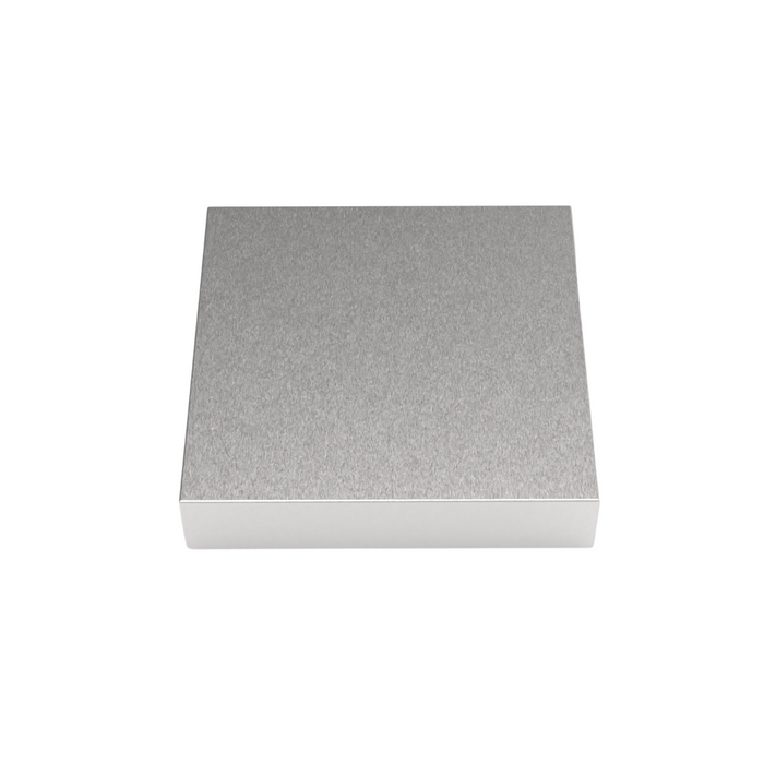 Vierkante salontafel Sienna - 80 cm - Stainless Steel