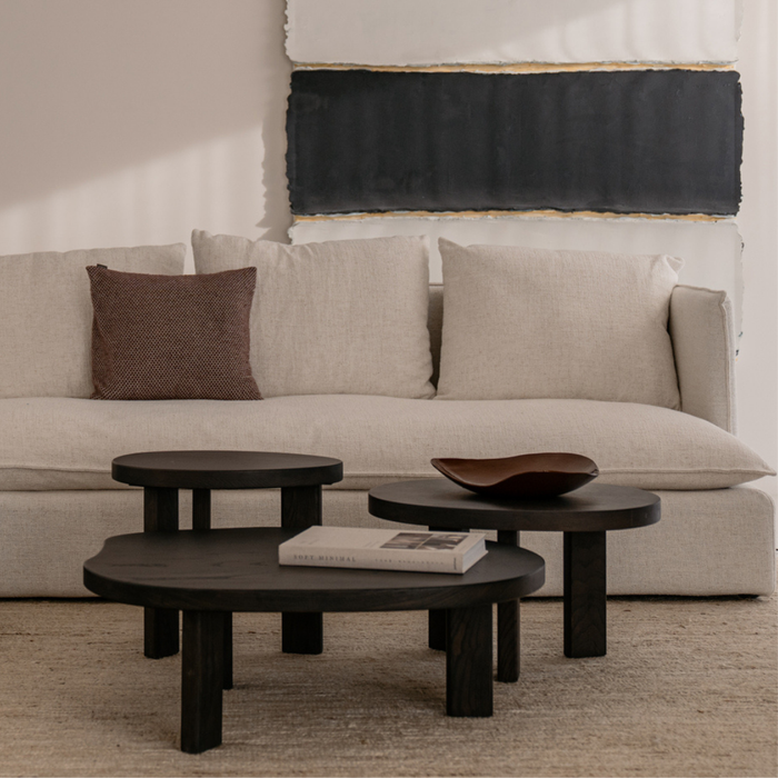 Salontafel Eden - Smokehout - Ovaal - 50 cm - Klein