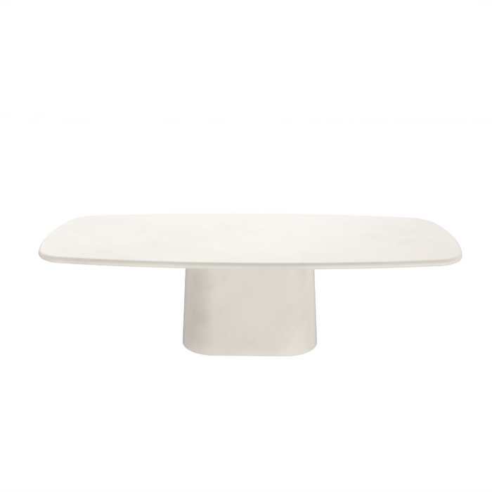 Rechthoekige eettafel - Ovale poot - StoneSkin - Lorient - Latte