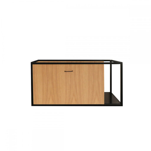 Industrieel badmeubel met Cebu eik - 100 cm in lengte