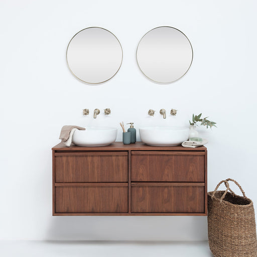 Badkamerset Fien Walnoot Alexis 120 Cm