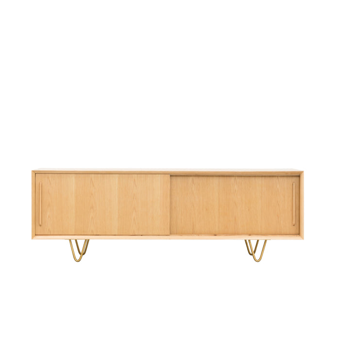 Eiken TV-meubel - Natuurlijk Hout - Oskar - 150cm