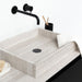George wastafel beige marmer veneer marmer alt