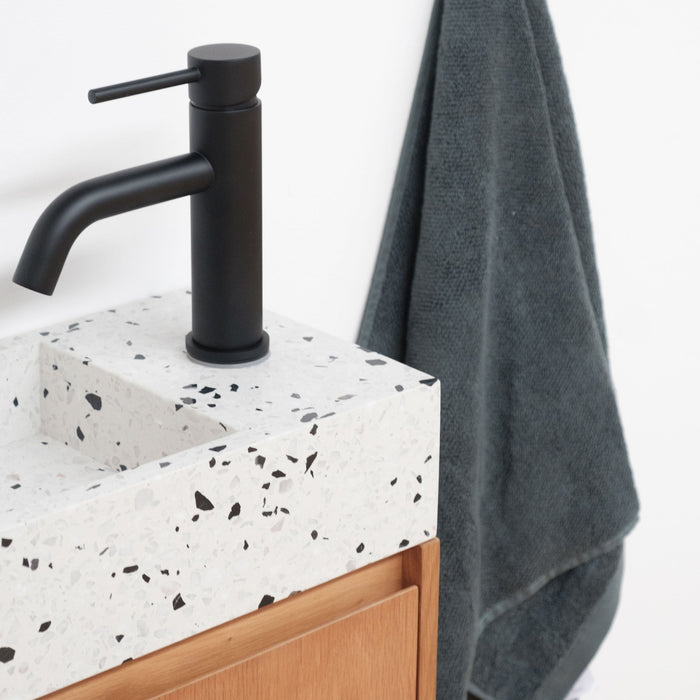 Krabi handwasser Terrazzo Wit