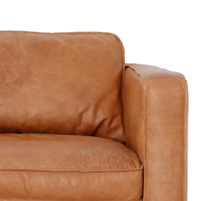 Cognac Gordon 4 zit voor Living
