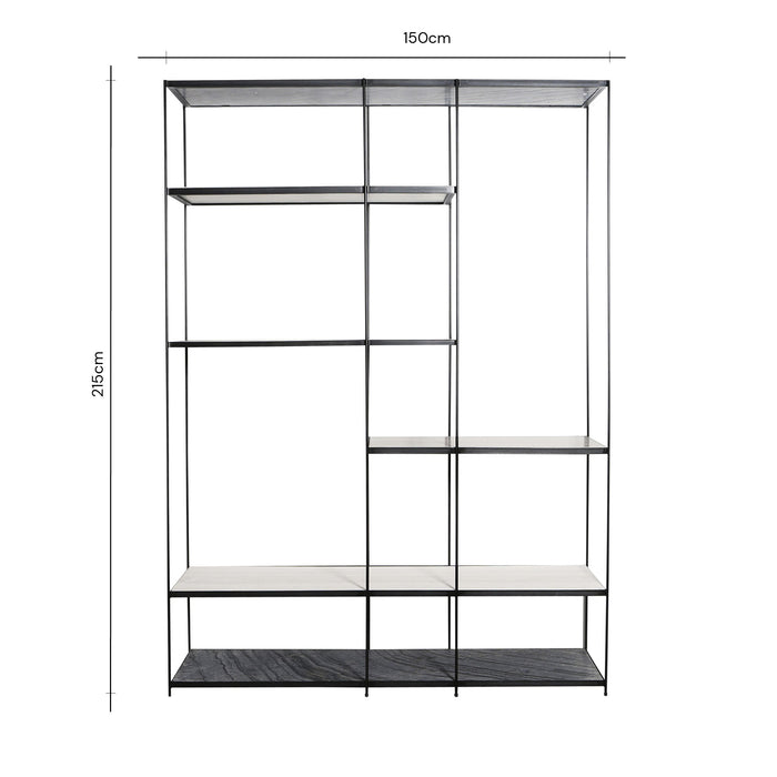 Marmeren Wandrek - Berlin - Wit Marmer - 215 cm