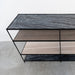 Marmeren Wandkast in Zwart Metaal Furnified