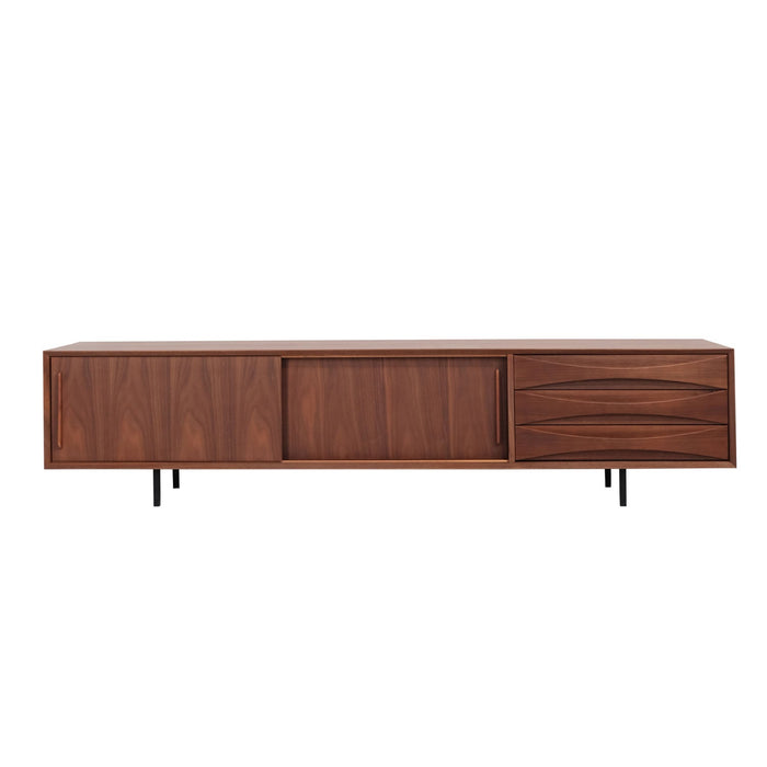 Oskar TV dressoir met lades Walnoot