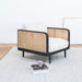 Rotan Fauteuil Milan Zwart/Naturel Rotan 85cm
