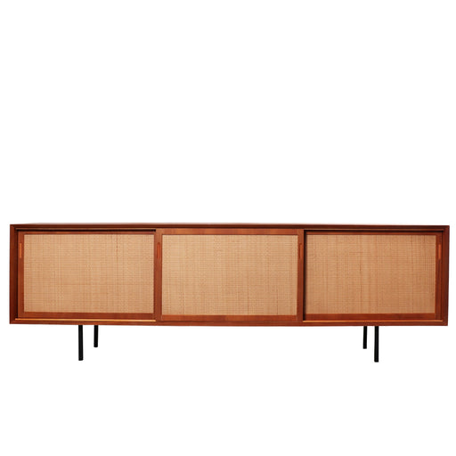 Vintage Dressoir Oskar Teak/Naturel Riet 220cm